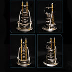 Calavera Steampunk Metal 3D con Base 200 piezas