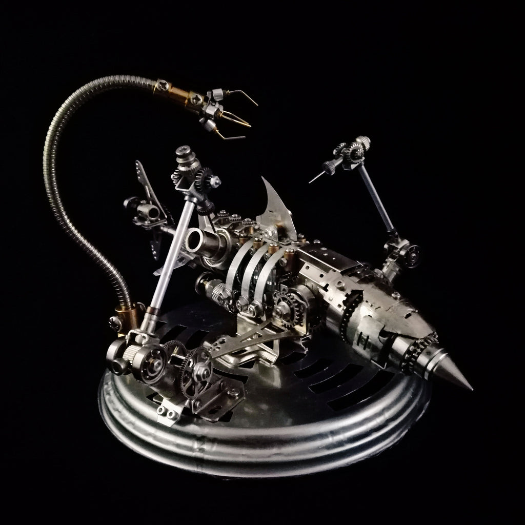 Monstruo del Mar Profundo Steampunk Metal 3D 209 piezas