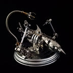Monstruo del Mar Profundo Steampunk Metal 3D 209 piezas