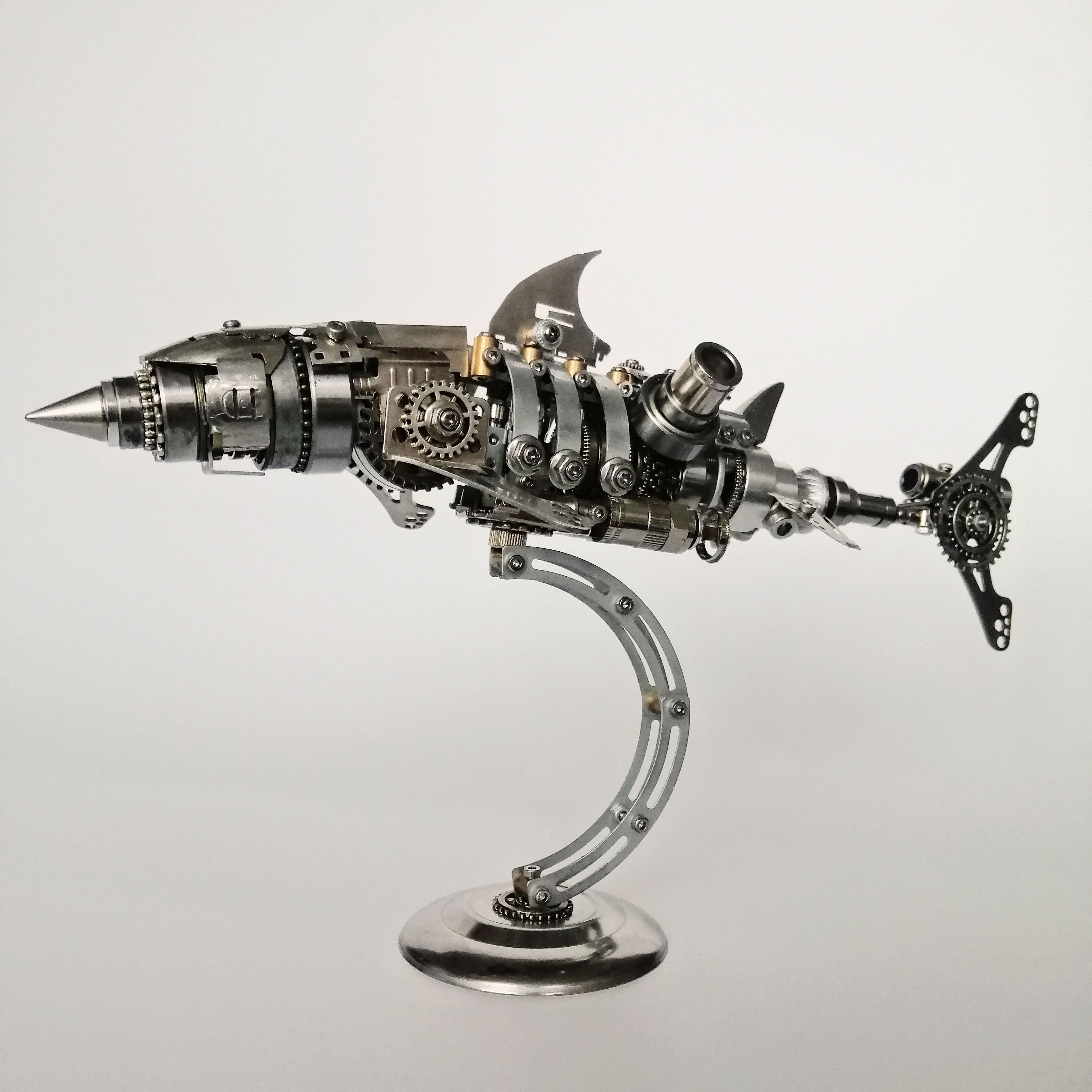 Monstruo del Mar Profundo Steampunk Metal 3D 209 piezas