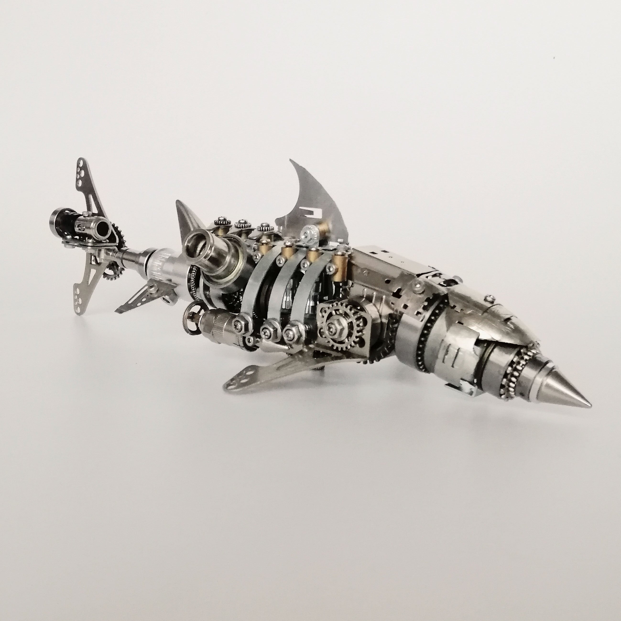 Monstruo del Mar Profundo Steampunk Metal 3D 209 piezas