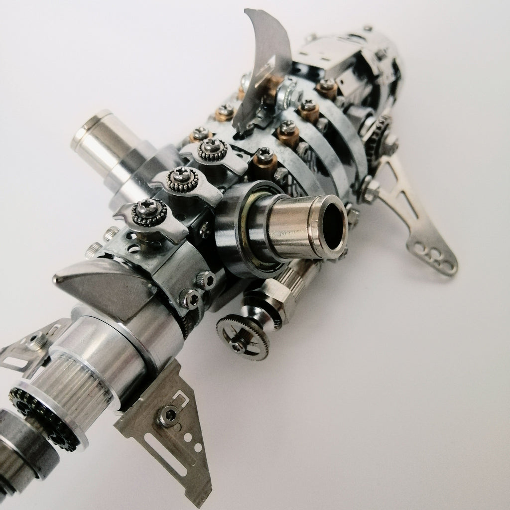 Monstruo del Mar Profundo Steampunk Metal 3D 209 piezas