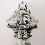 Monstruo del Mar Profundo Steampunk Metal 3D 209 piezas