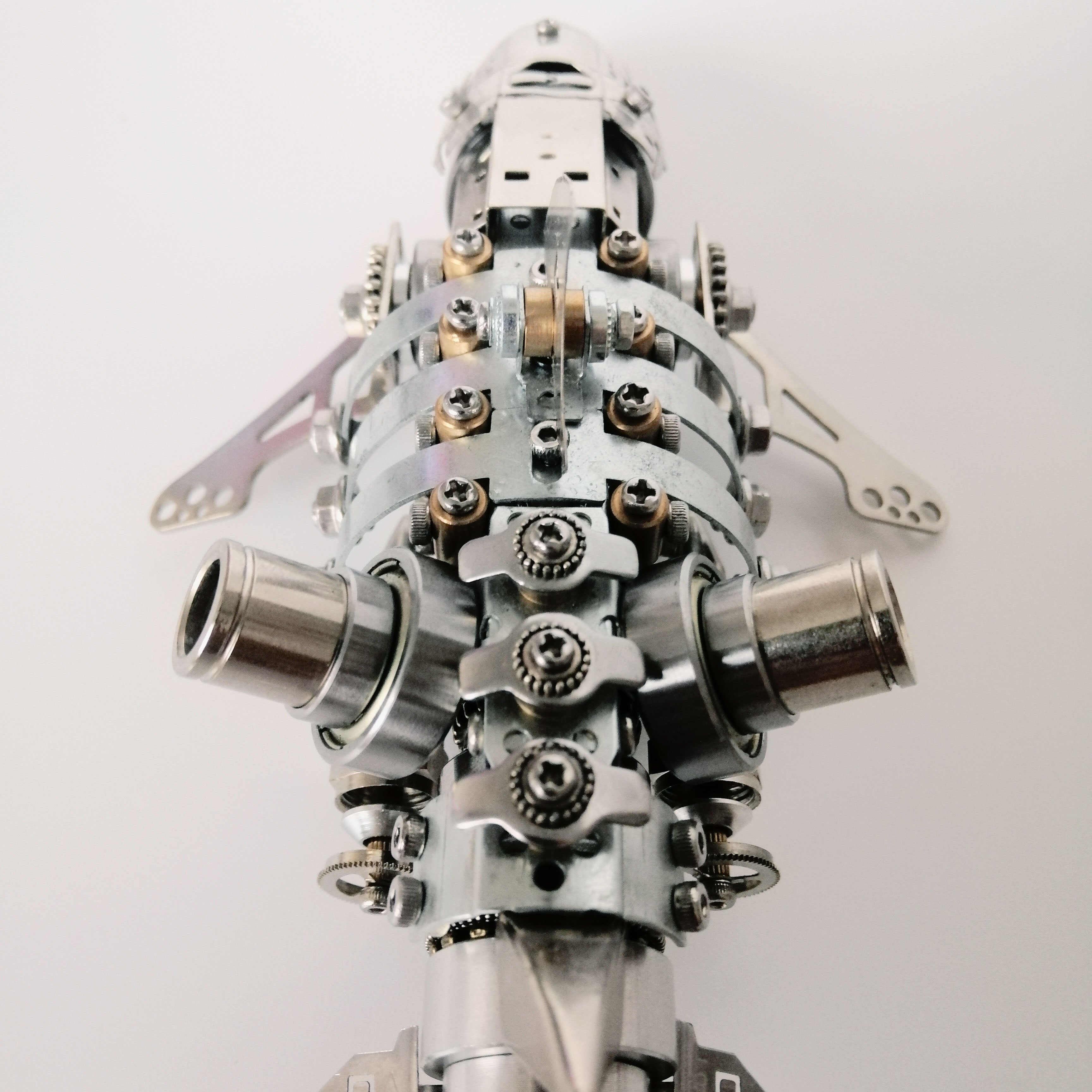 Monstruo del Mar Profundo Steampunk Metal 3D 209 piezas
