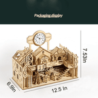 Taller de Papá Noel Madera 3D 225 piezas