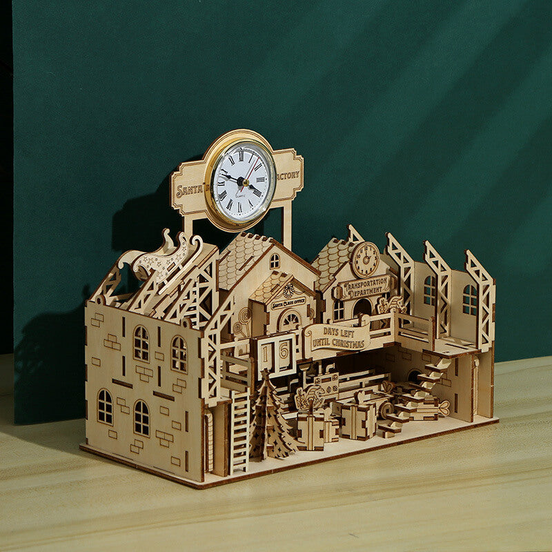 Taller de Papá Noel Madera 3D 225 piezas