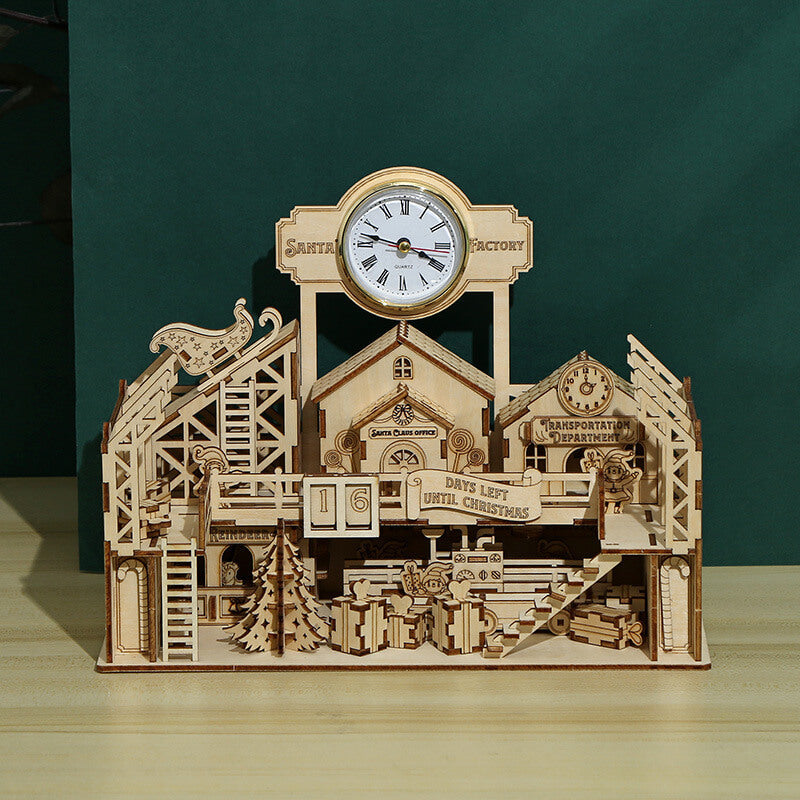 Taller de Papá Noel Madera 3D 225 piezas
