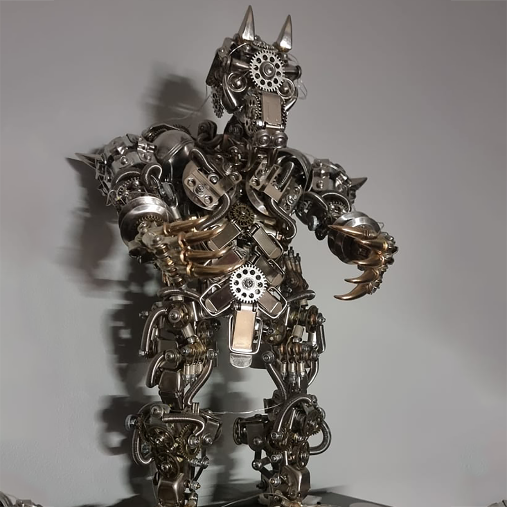 Hombre Lobo Metal 3D 2300 piezas