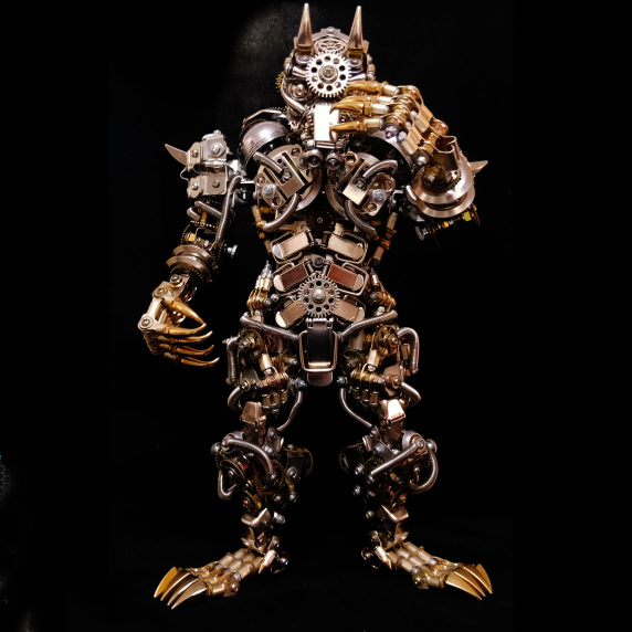 Hombre Lobo Metal 3D 2300 piezas