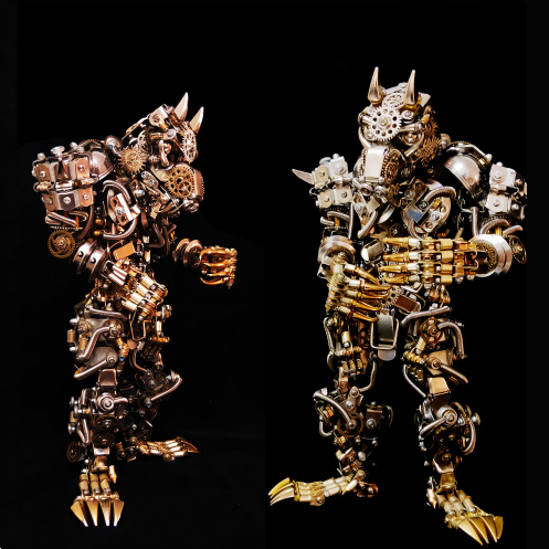 Hombre Lobo Metal 3D 2300 piezas