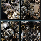 Hombre Lobo Metal 3D 2300 piezas