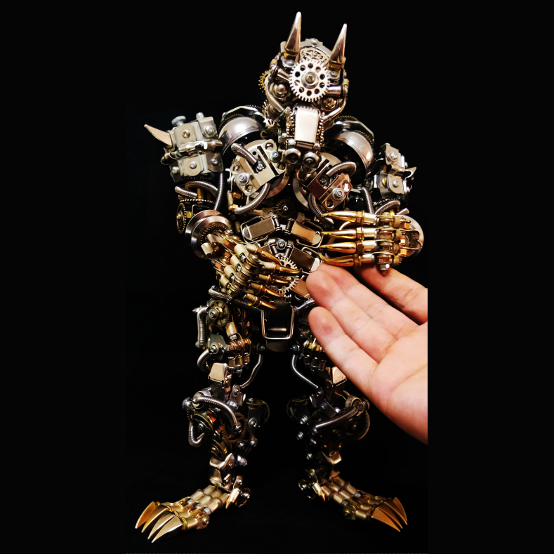 Hombre Lobo Metal 3D 2300 piezas
