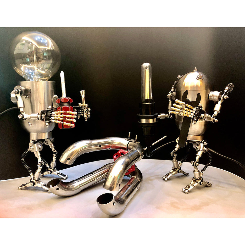 Robot Mr. Gort con Luz Metal 3D 250 piezas