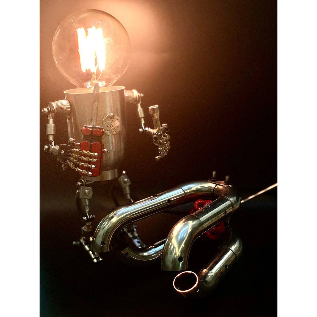 Robot Mr. Gort con Luz Metal 3D 250 piezas