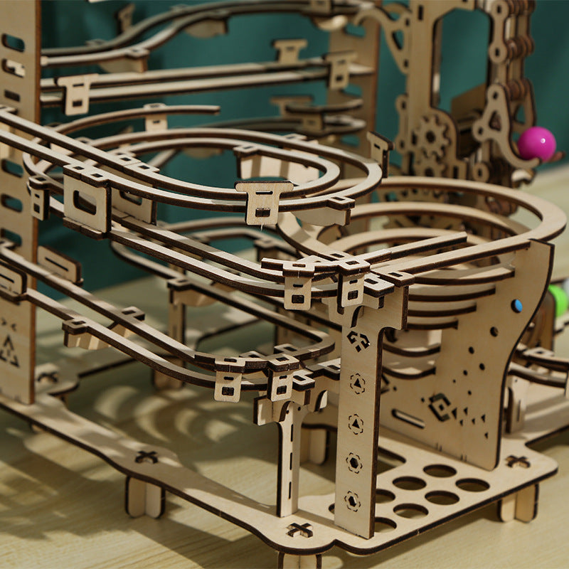 Circuito de Canicas Madera 3D 335 piezas