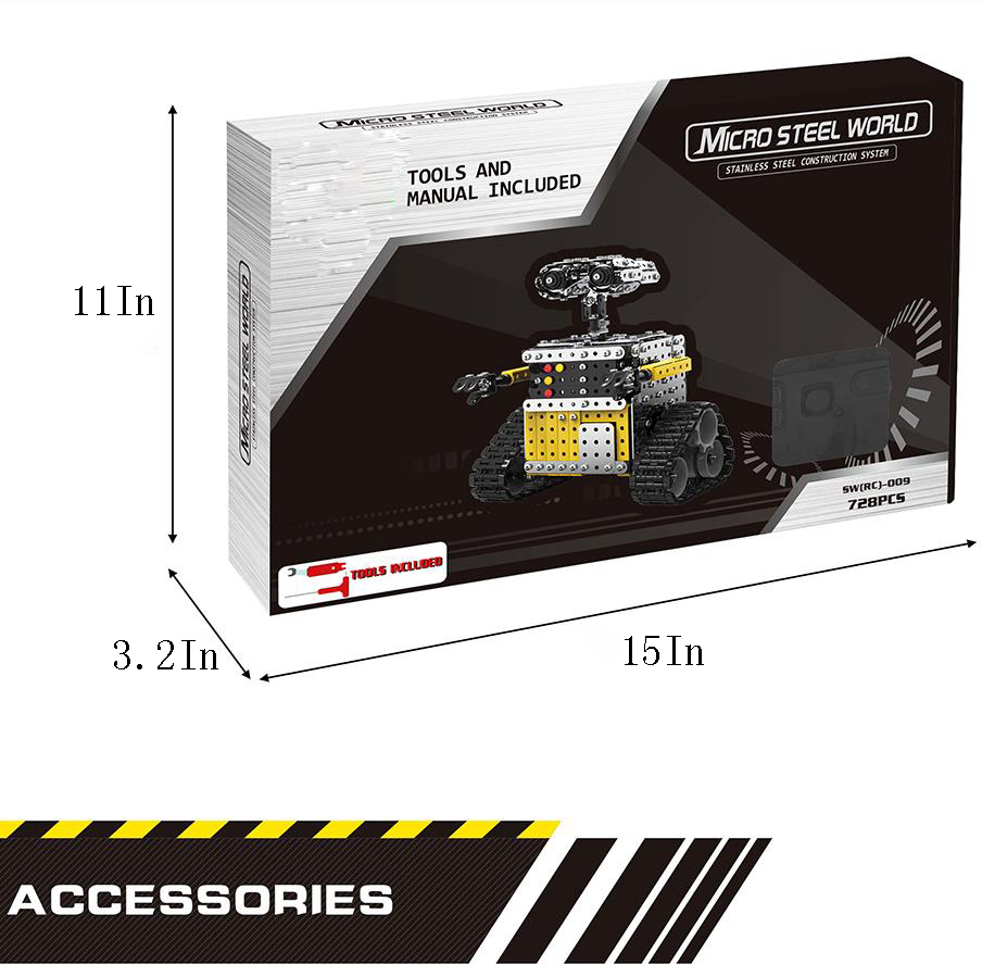 Robot RC Metal 3D 780 piezas