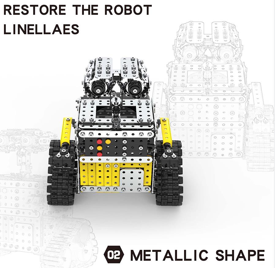 Robot RC Metal 3D 780 piezas