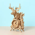 Alce Reloj Despertador Metal 3D