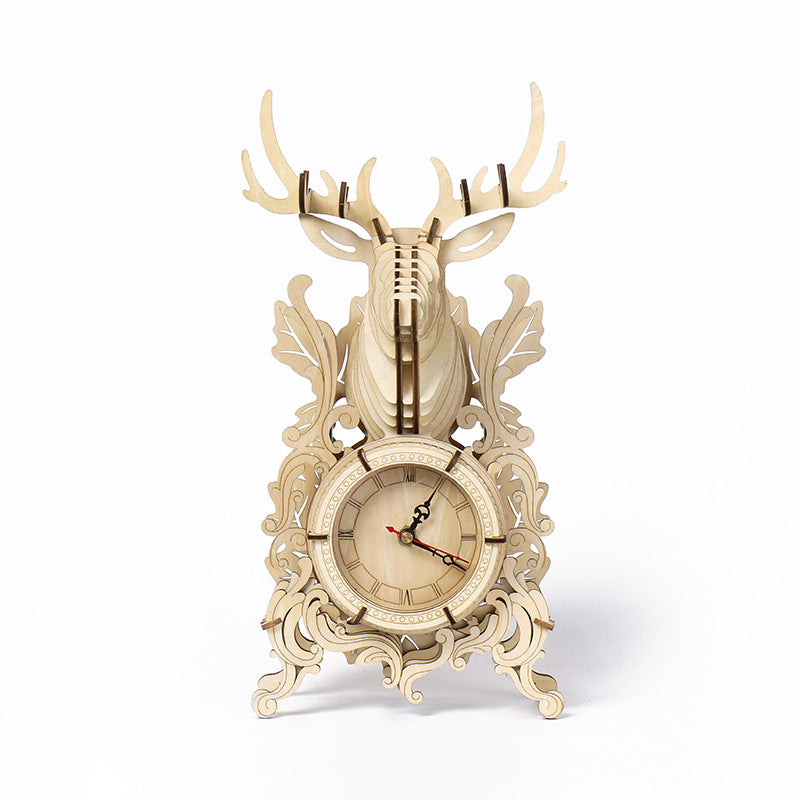 Alce Reloj Despertador Metal 3D