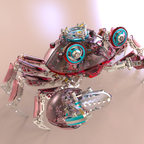 Cangrejo Mecánico Metal 3D