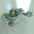 Cangrejo Mecánico Metal 3D