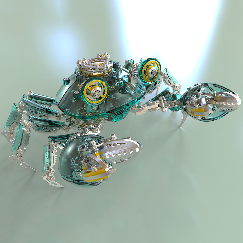 Cangrejo Mecánico Metal 3D