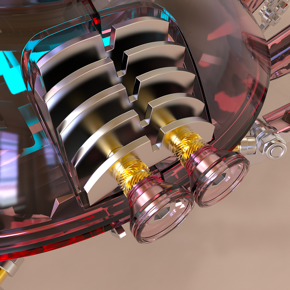 Cangrejo Mecánico Metal 3D