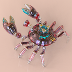 Cangrejo Mecánico Metal 3D