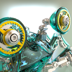 Cangrejo Mecánico Metal 3D