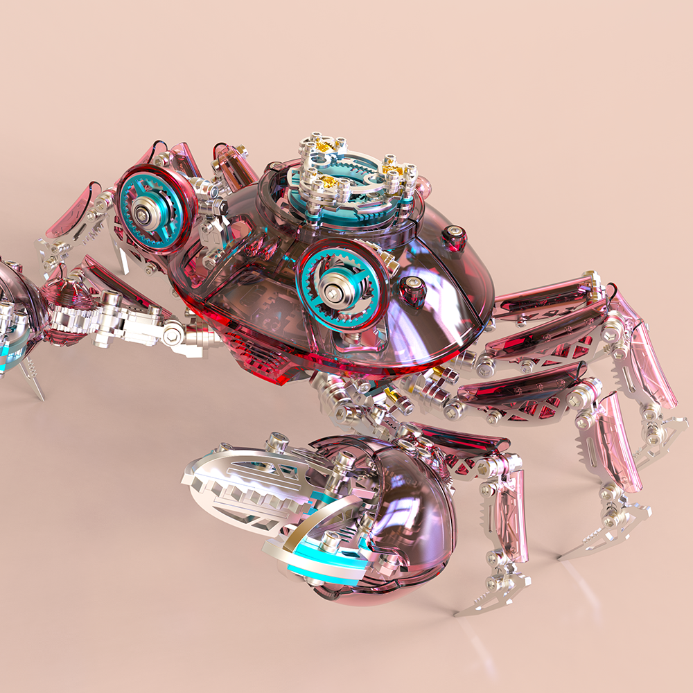 Cangrejo Mecánico Metal 3D