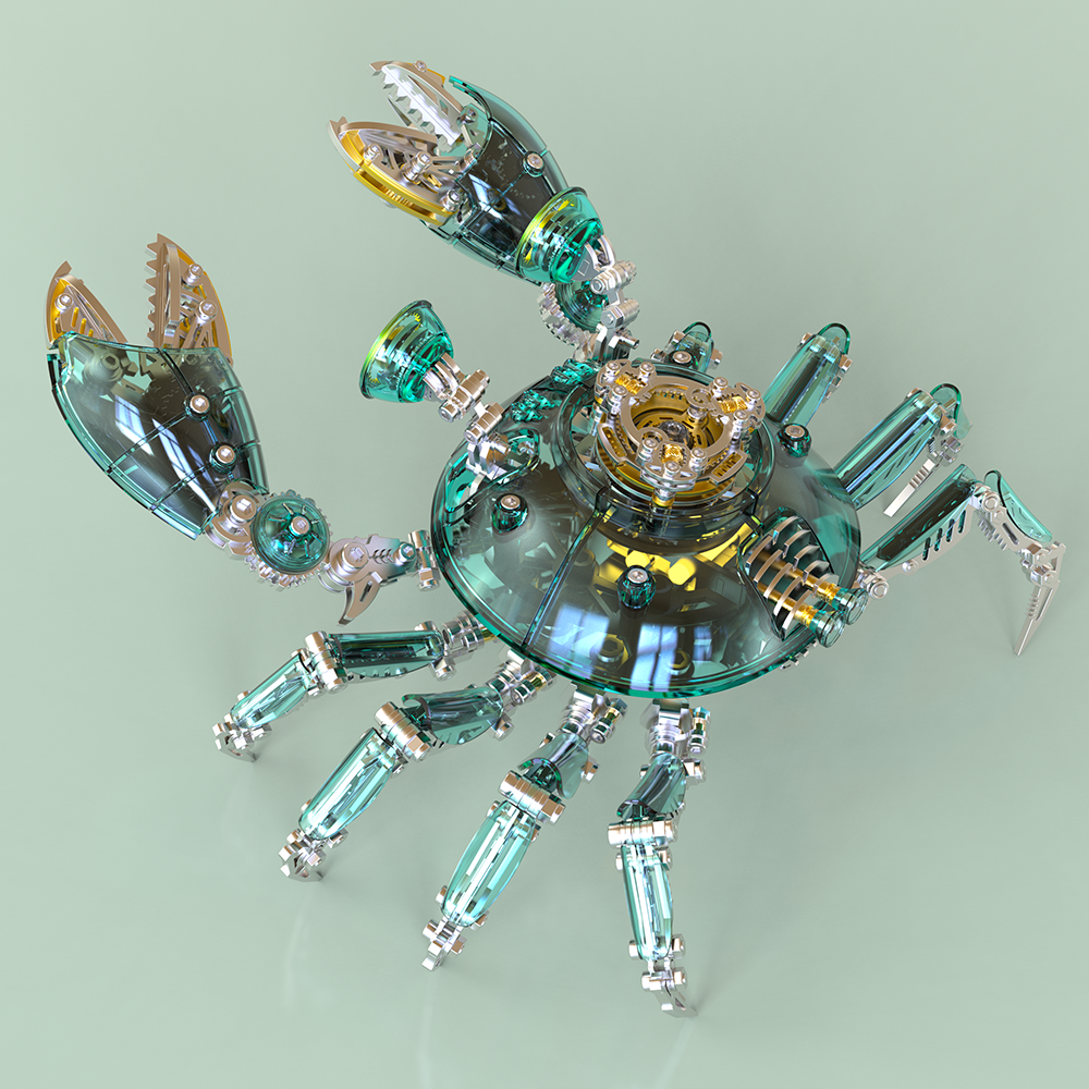 Cangrejo Mecánico Metal 3D