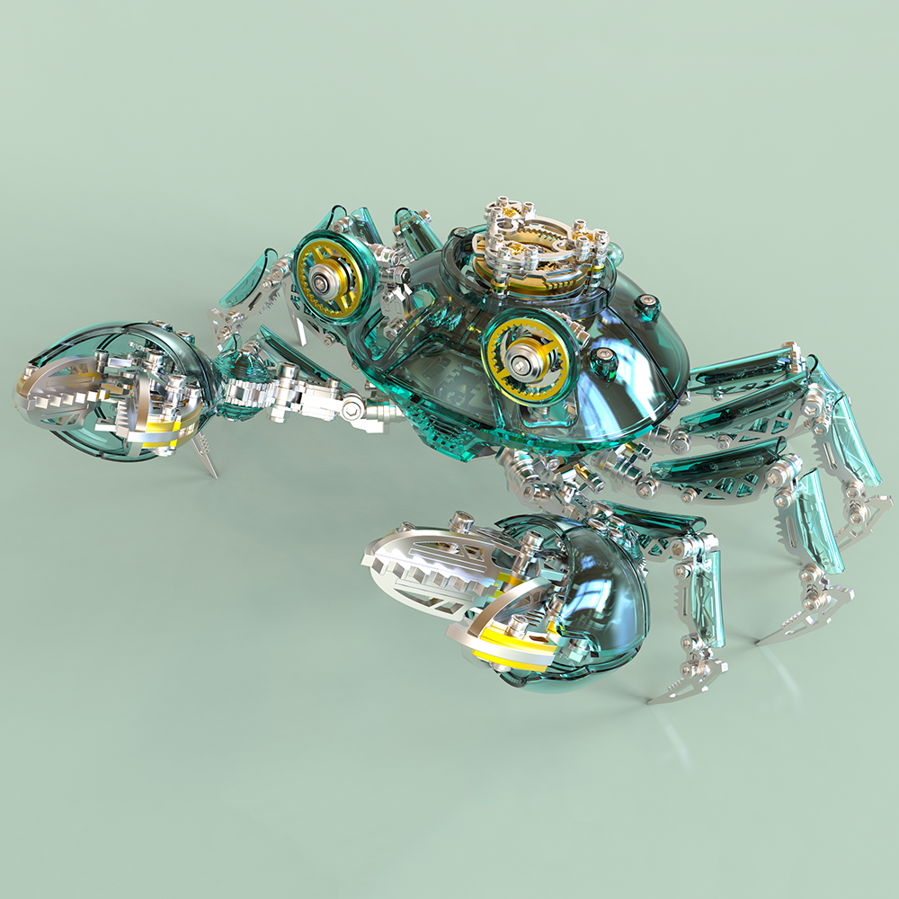 Cangrejo Mecánico Metal 3D