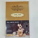 Casa Fantasma Halloween Madera 3D