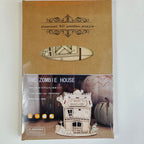 Casa Fantasma Halloween Madera 3D