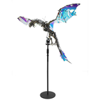 Dragón Mecánico Grande Metal 3D Criatura Mítica