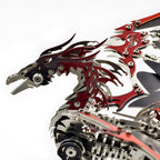 Dragón de Fuego Mecánico Metal 3D