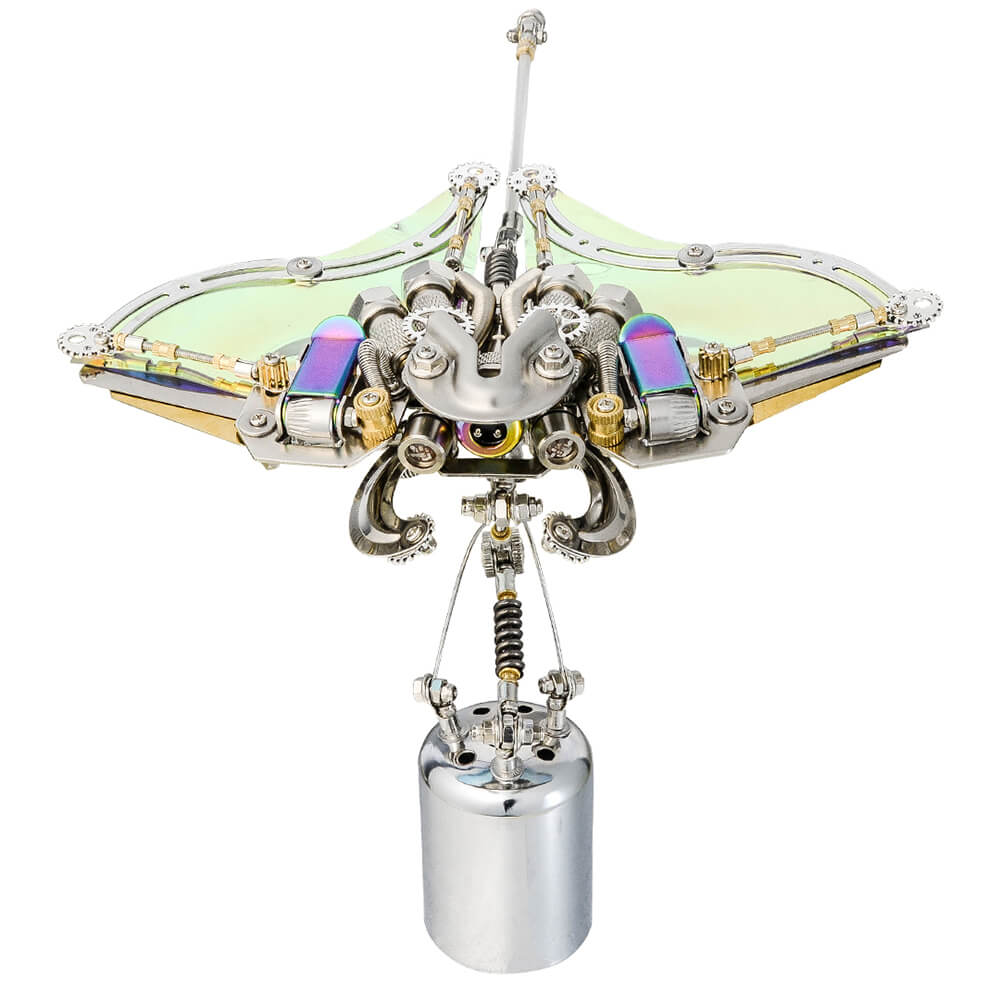 Manta Raya Mecánica Metal 3D Serie Océano