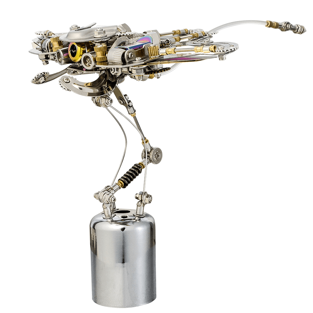 Manta Raya Mecánica Metal 3D Serie Océano
