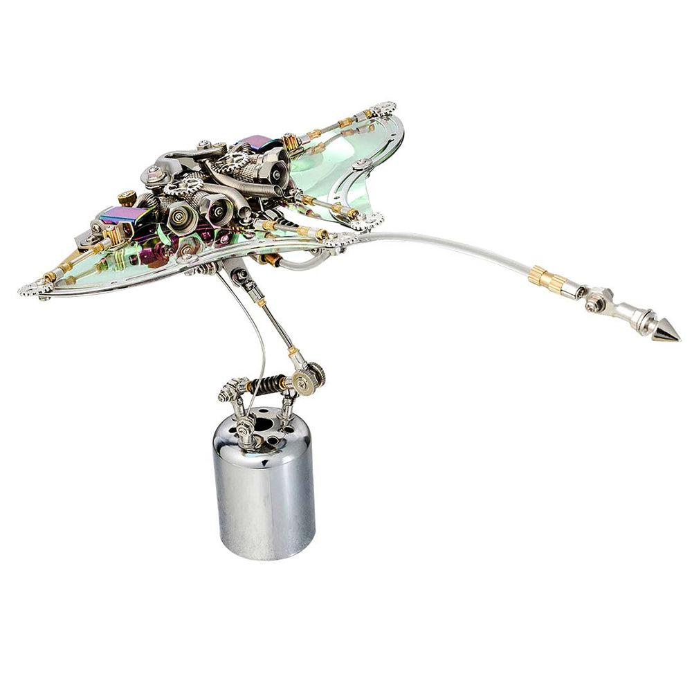 Manta Raya Mecánica Metal 3D Serie Océano