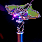 Manta Raya Mecánica Metal 3D Serie Océano