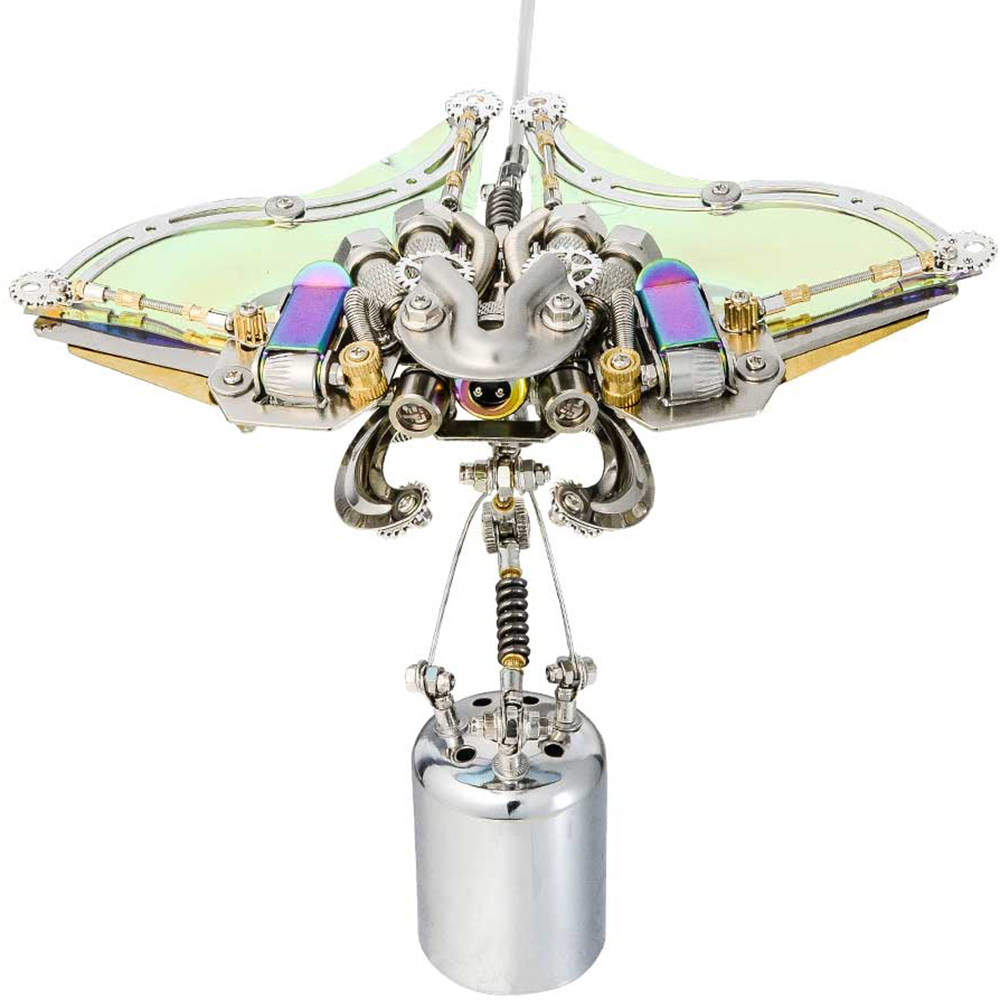 Manta Raya Mecánica Metal 3D Serie Océano