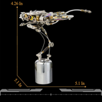 Manta Raya Mecánica Metal 3D Serie Océano