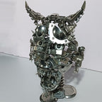 Máscara Cabeza de Toro Metal 3D Halloween