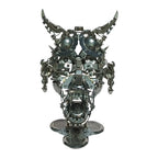 Máscara Cabeza de Toro Metal 3D Halloween