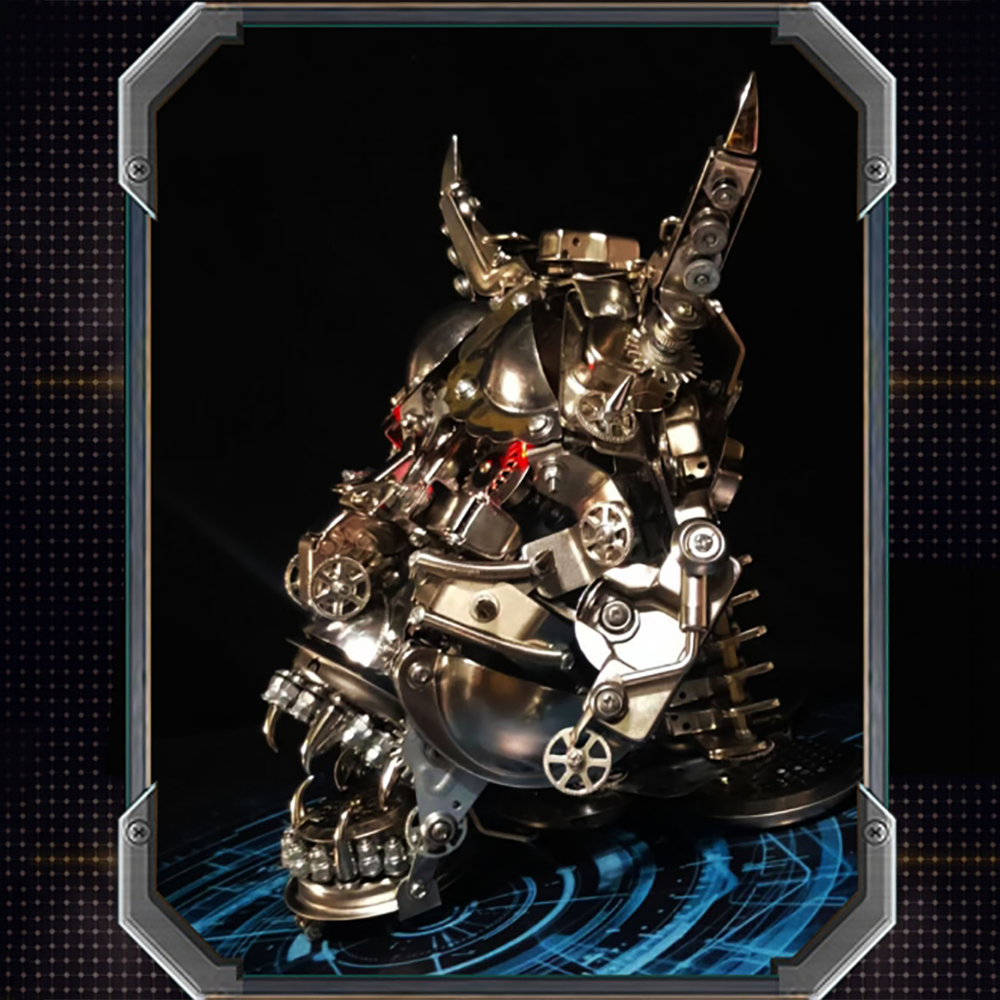 Máscara Cabeza de Toro Metal 3D Halloween