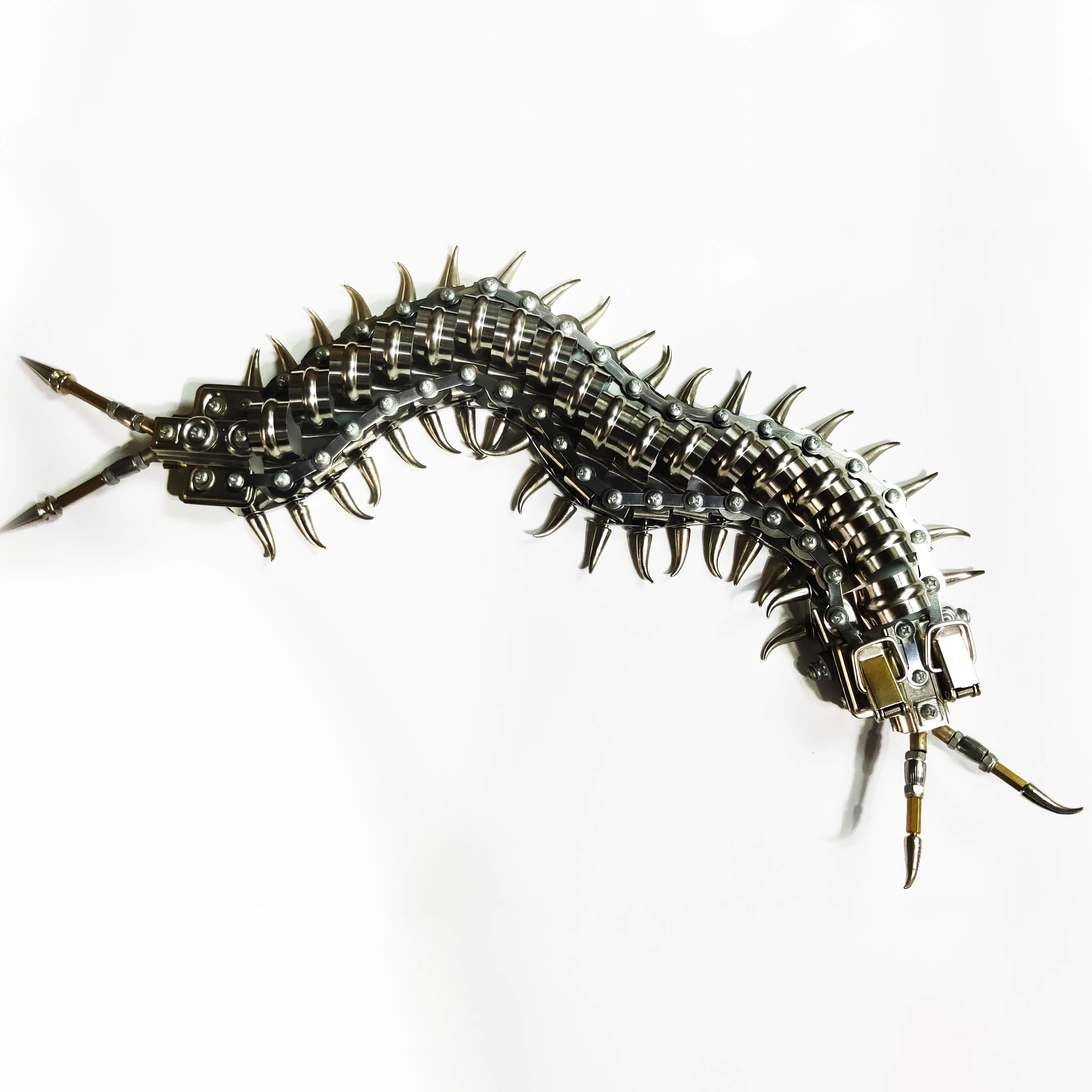 Ciempiés Metal 3D