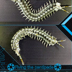 Ciempiés Metal 3D