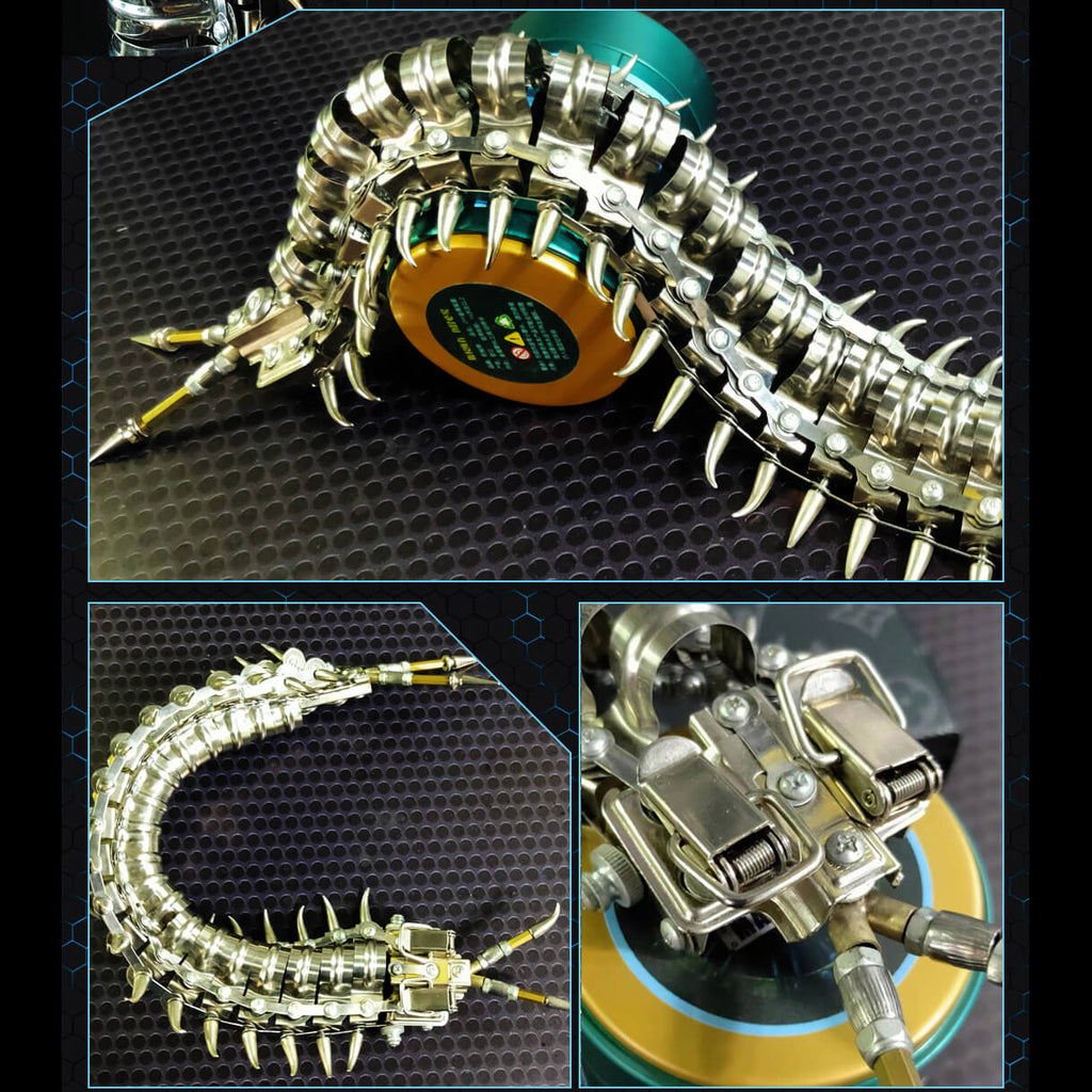 Ciempiés Metal 3D