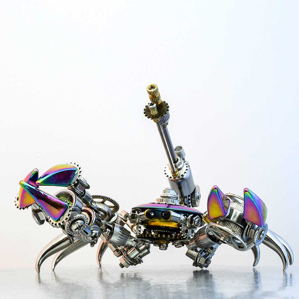 Cangrejo Metal 3D Serie Océano