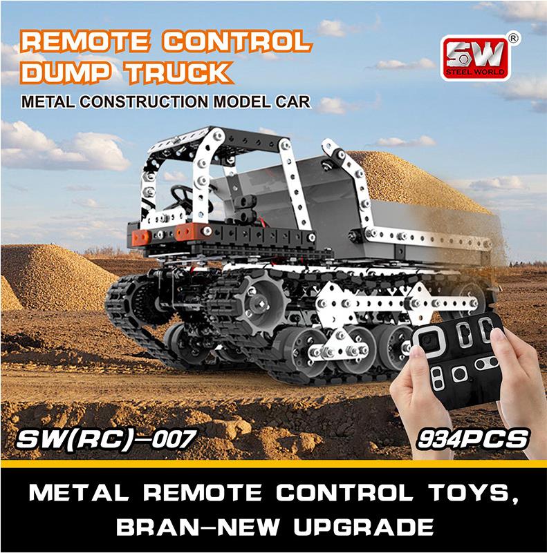 Volquete Oruga RC Metal 3D